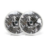AUTO-LOC AUTLENB1AS Tri-Bar Headlights Pair w/Replaceable Color Dots