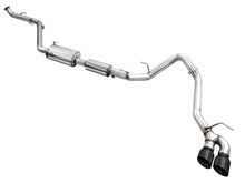 Load image into Gallery viewer, AWE TUNING 3015-33254 24+ Tacoma Single Exh Dual Black Tips