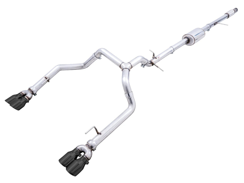 AWE TUNING 3015-43202 19-23 Silverado/Sierra Dual Exh Quad Black Tips