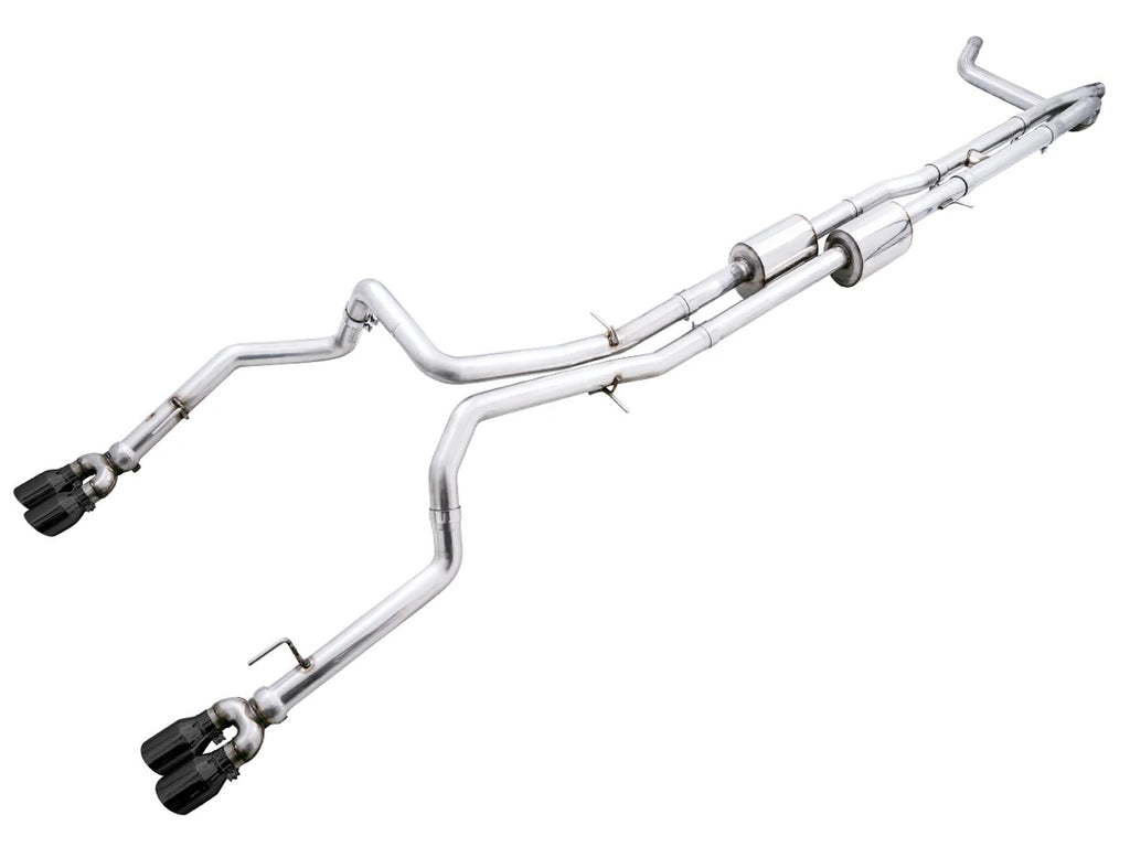 AWE TUNING 3015-43204 19-23 Silverado/Sierra Dual Exh Quad Black Tips