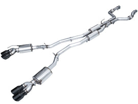 AWE TUNING 3015-43625 Explorer ST Exhaust Dual Exh Quad Black Tips