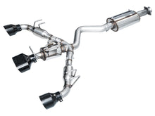 Load image into Gallery viewer, AWE TUNING 3015-53472 23+ Corolla Exhaust Triple Outlet Black Tips