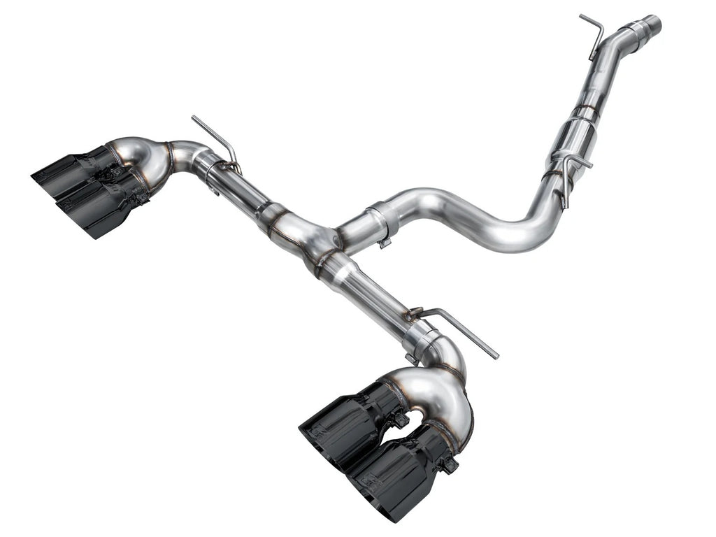 AWE TUNING 3020-43658 VW MK8 Golf R Exhaust Quad Black Tips