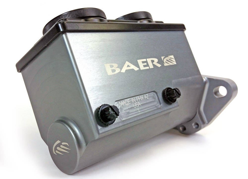 BAER BRAKES 6801238LP ReMaster Master Cylinder 1in Bore Left Port Gray
