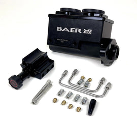 BAER BRAKES 6805245 Baer Brakes Remaster Master Cylinder 7/8 inch Bore with Integral Reservoir - Driver Side Port, Black Anodized Aluminum