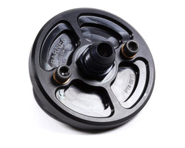 BARNES 8910-10 Billet Oil Filter Block Off Plate -10 Fitting