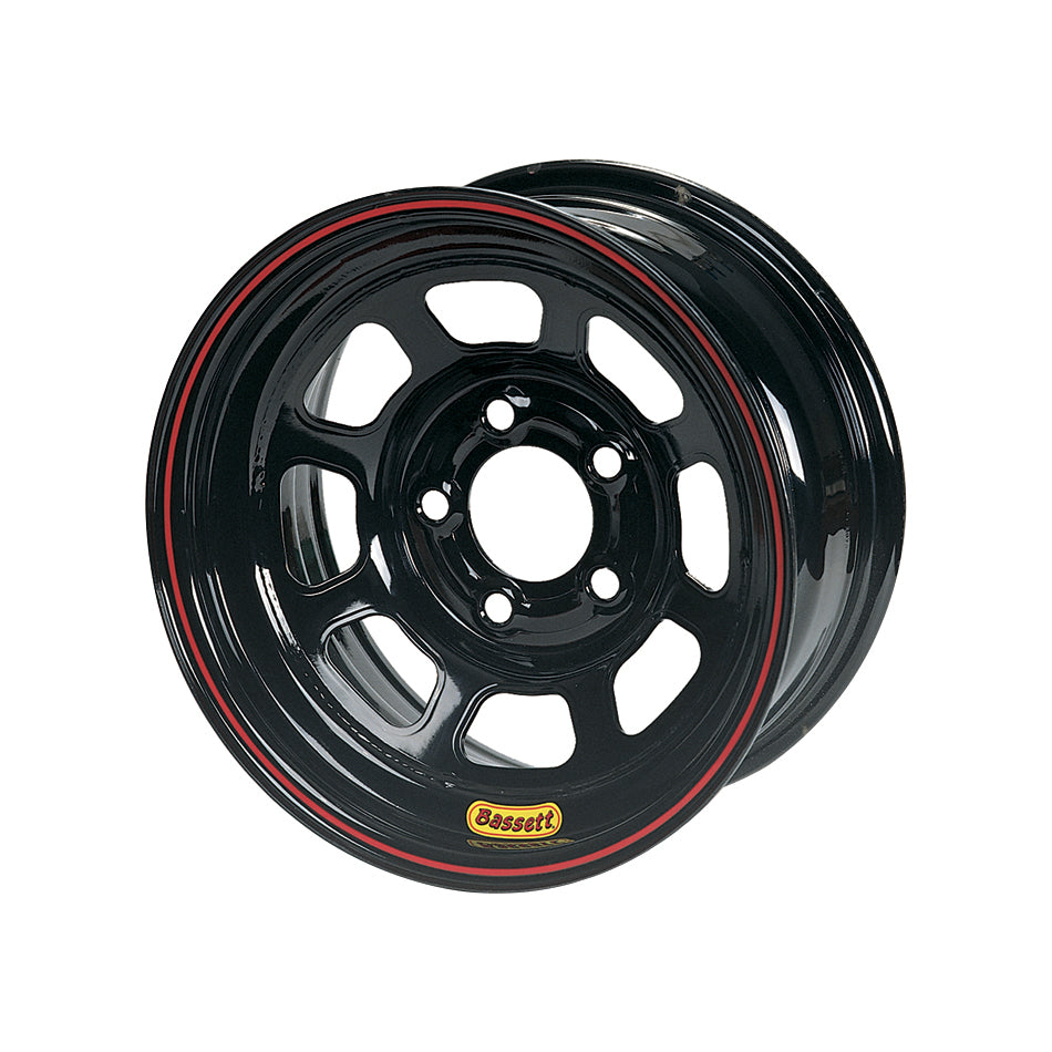 BASSETT 47SF3 Wheel 14x7 D-Hole 5x 4.5in 3in BS Black