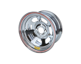 BASSETT 47SH3C Wheel 14x7 D Hole 4x 100MM 3in Chrome