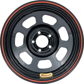 BASSETT 47SN2 Wheel 14x7 D-Hole 5x100mm 2in BS Black