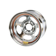 Load image into Gallery viewer, BASSETT 50L53C BASSETT 50L53C 15-Inch by 10-Inch Chrome Steel Wheel with Five-Spoke Inertia Design