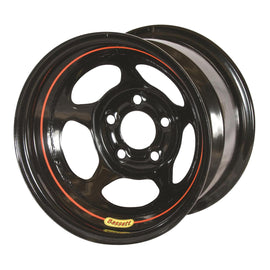 BASSETT 50L53 Wheel 15in x 10in 3in BS 5x5 Black Inertia