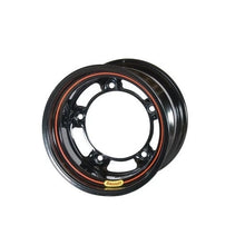 Load image into Gallery viewer, BASSETT 50SR1 BASSETT 50SR1 15x10 Heavy Duty Black Spun Wheel with 1-Inch Bolt Spacing