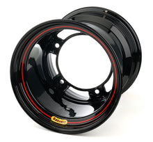 Load image into Gallery viewer, BASSETT 55SR55 BASSETT 55SR55 15x15-inch Steel Wheel with 5.5-inch Backspace and Wide 5 Bolt Pattern, Black Powder Coat