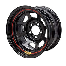 Load image into Gallery viewer, BASSETT 57SH35 Wheel 15x7 D Hole 4 x 100mm 3.5in Black