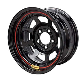BASSETT 57SH35 Wheel 15x7 D Hole 4 x 100mm 3.5in Black