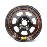 BASSETT 57SH3 Wheel 15x7 D Hole 4x 100MM 3in Black