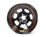 BASSETT 57SN3 Wheel 15x7 5x100mm D- Hole 3in BS Black
