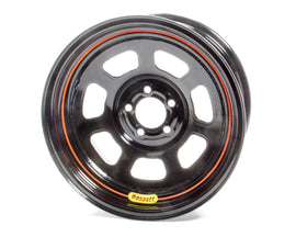 BASSETT 57SN4 Wheel 15x7 5x100mm D- Hole 4in BS Black