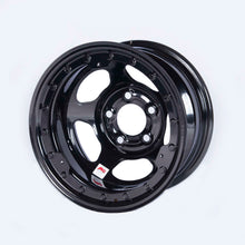 Load image into Gallery viewer, BASSETT 58A52ILK 15x8 IMCA Black Beadlock Inertia 5x5