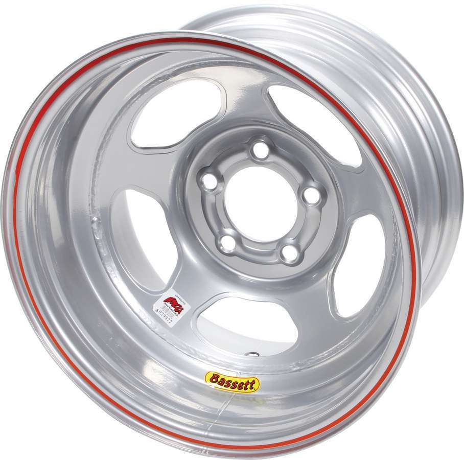 BASSETT 58A53IS 15x8 IMCA Silver Inertia  5x5