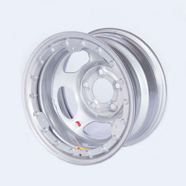 BASSETT 58AC3ISLK 15x8 IMCA Silver Beadlock Inertia 5x4.75