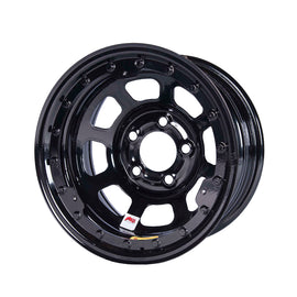 BASSETT 58D52ILK 15x8 IMCA B/Lock Wheel Black D-Hole 5x5