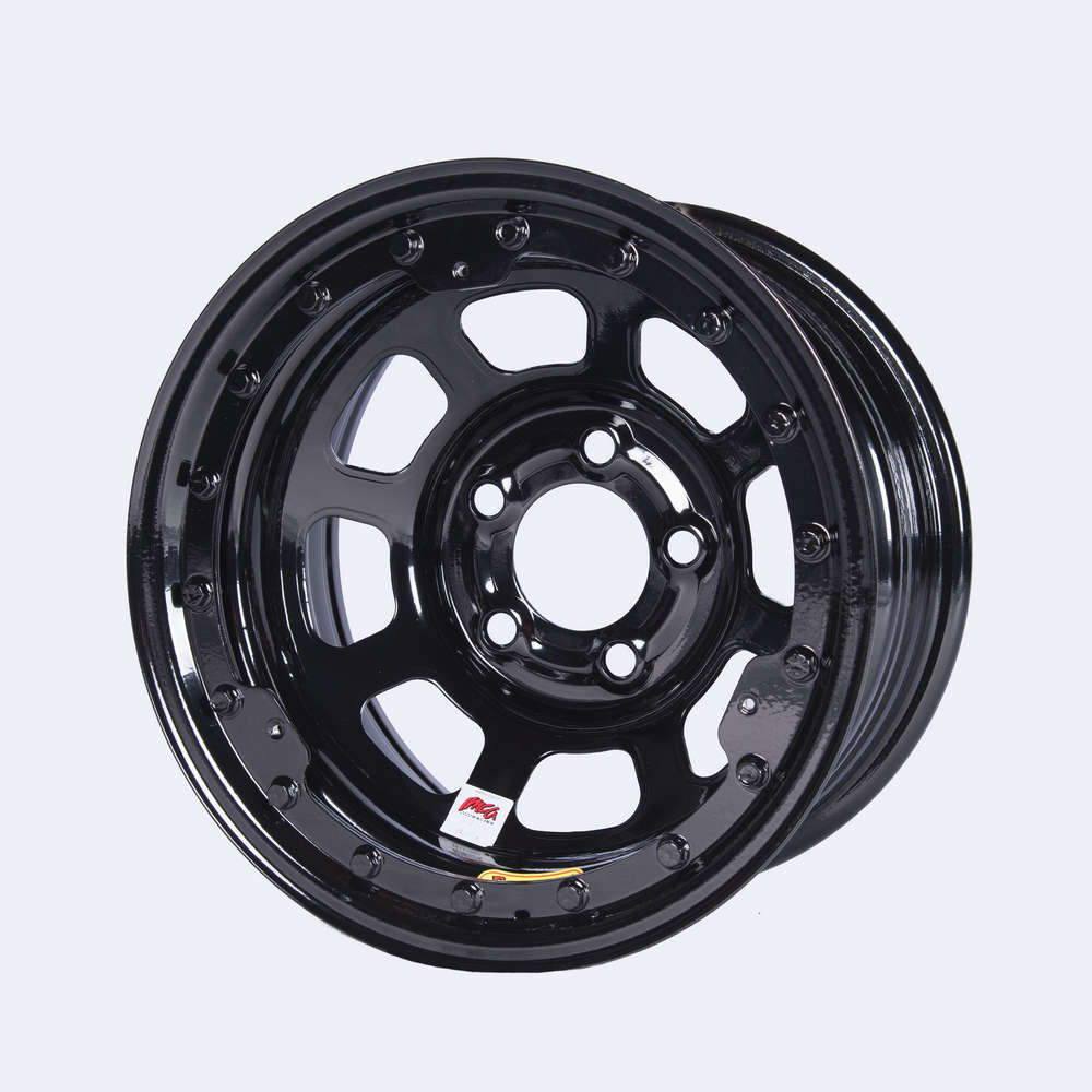 BASSETT 58D54ILK 15x8 IMCA B/Lock Wheel Black D-Hole 5x5