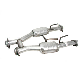BBK PERFORMANCE 1509 High Flow Mid-Pipes w/ Cats - 79-93 Mustang