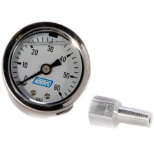 Load image into Gallery viewer, BBK PERFORMANCE 1617 Fuel Pressure Gauge - 0-60psi - Liquid Filled