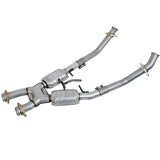 BBK PERFORMANCE 1662 2.50 X-Pipe w/Converters - 86-93 Mustang 5.0L