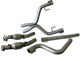 BBK PERFORMANCE 4011 Off-Road X-Pipe w/Conv. - 05-09 Mustang V6