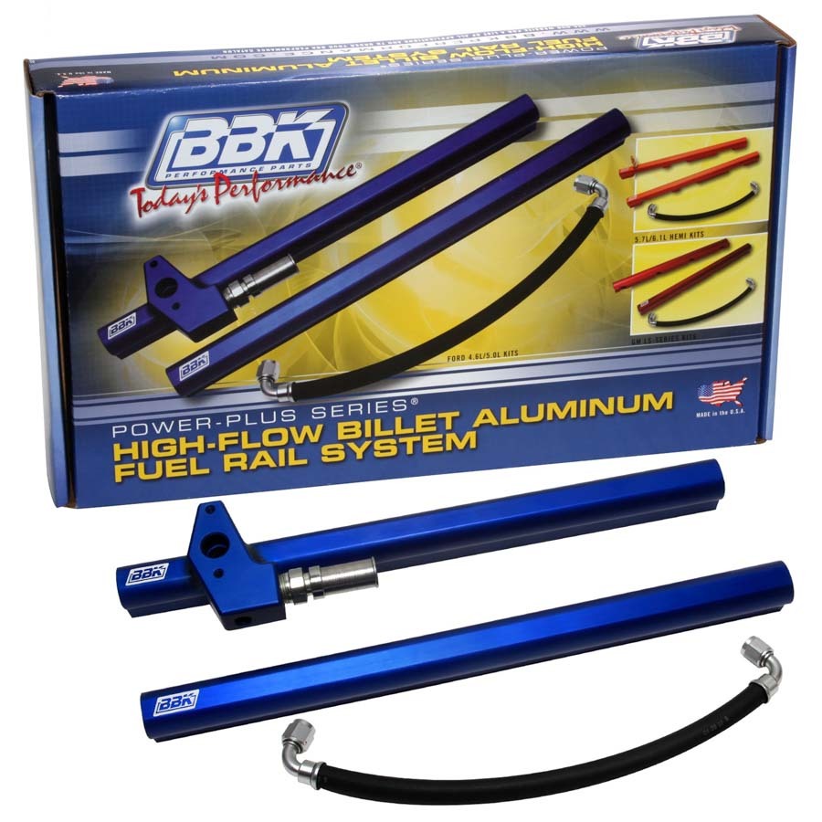 BBK PERFORMANCE 5016 High-Flow Billet Fuel Rail Kit 99-04 Mustang