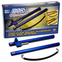 Load image into Gallery viewer, BBK PERFORMANCE 5016 High-Flow Billet Fuel Rail Kit 99-04 Mustang