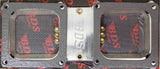 BLOWER DRIVE SERVICE CA-9027 671-871 Dual 4500 Billet Carb. Adapter Kit - Pol.