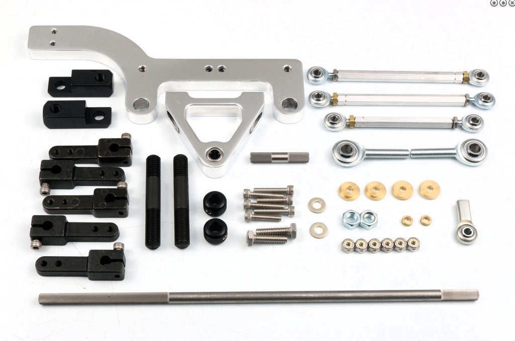 BLOWER DRIVE SERVICE LK-9721 BLOWER DRIVE SERVICE Dual Carburetor Throttle Linkage Kit LK-9721 for Holley Carburetors