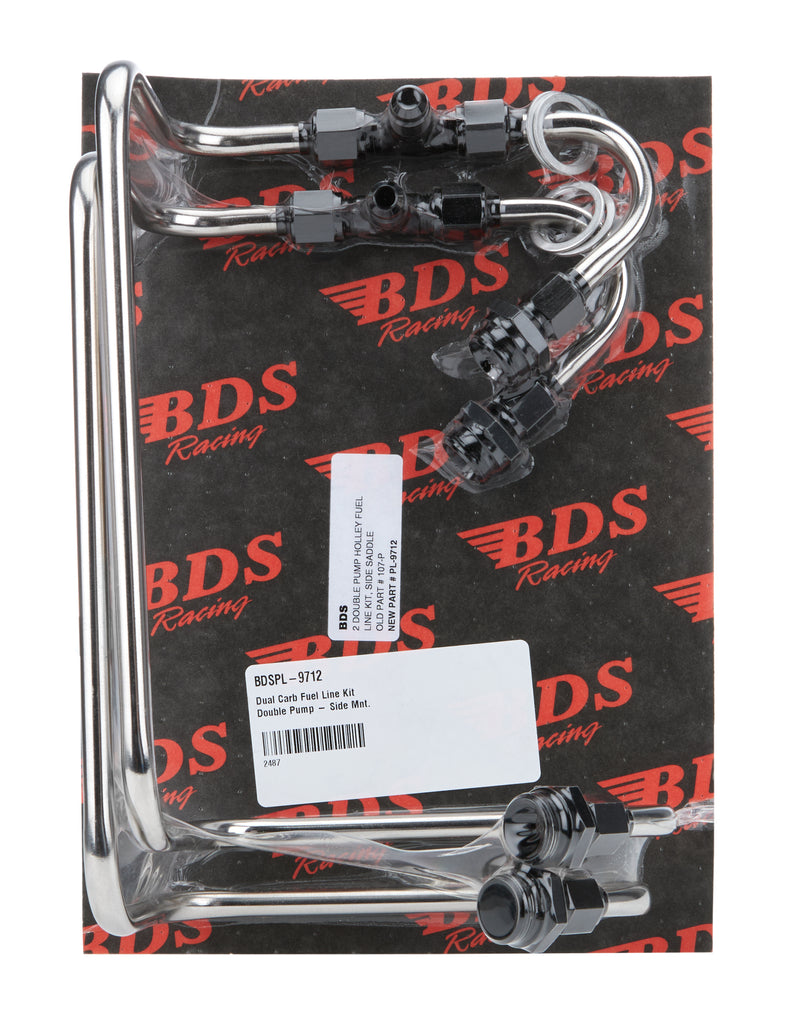BLOWER DRIVE SERVICE PL-9712 Dual Carb Fuel Line Kit Double Pump - Side Mnt.