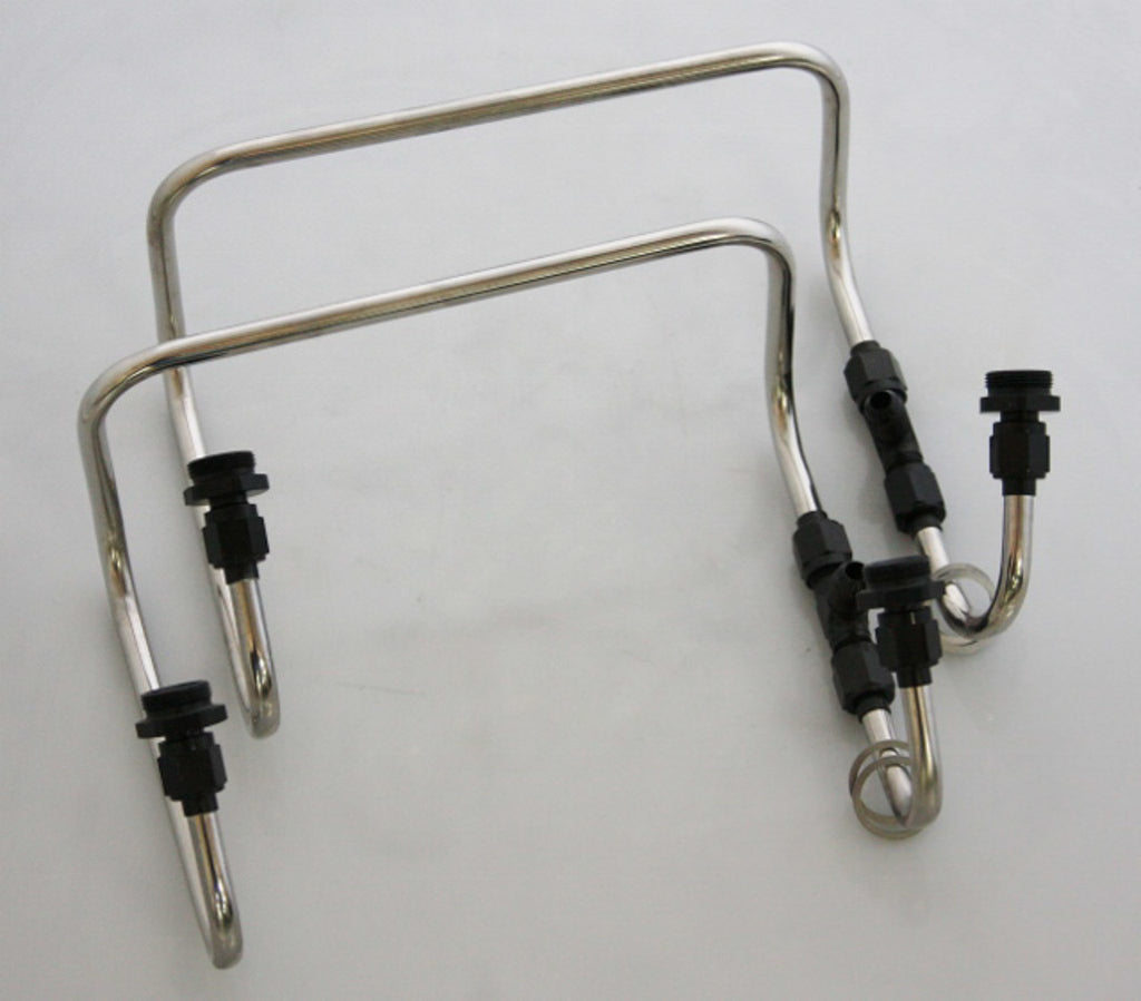 BLOWER DRIVE SERVICE PL-9714 Dual Carb Fuel Line Kit Dominator - Side Mnt.