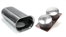 Load image into Gallery viewer, BLOWER DRIVE SERVICE SC-9001 Polished Aluminum Dual Carb Scoop w/Air Filters