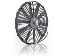 Load image into Gallery viewer, BE-COOL RADIATORS 75058 16in Euro Black Thin Lin e Electric Puller Fan