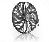 BE-COOL RADIATORS 75068 16in Euro Black Electric Fan Super Duty Puller