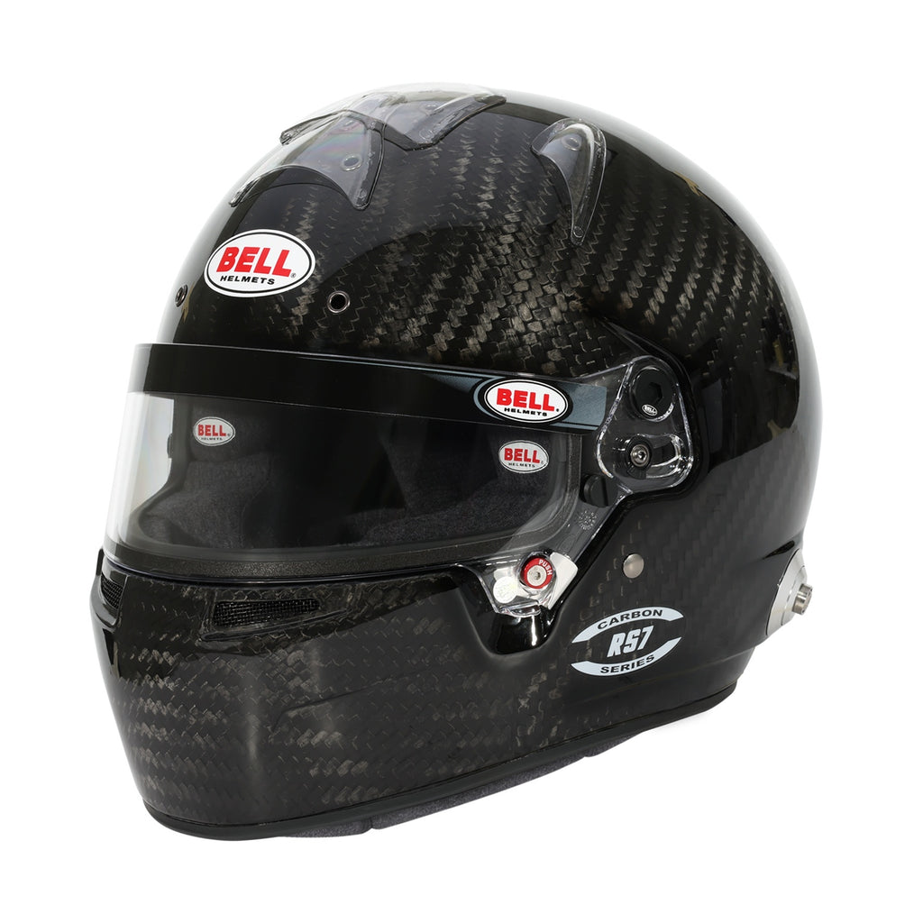 BELL HELMETS 1204A86 Bell Helmets RS7 Carbon Full Face Helmet with Snell SA2025 and FIA Approval, Size 7-1/8