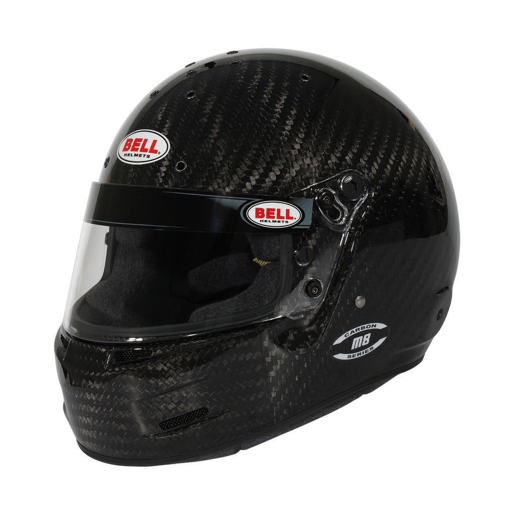 BELL HELMETS 1208A15 BELL Helmets M8 Ultra 59+ Carbon Fiber Snell SA2025 Helmet Size 7-3/8 Plus