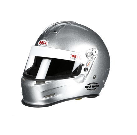 BELL HELMETS 1425021 GP2 Youth Helmet Silver 4XS SFI24.1-15