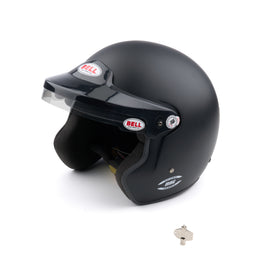 BELL HELMETS 1435B01 Bell Helmets MAG Open Face Helmet, Small, Flat Black, SA2025 Certified