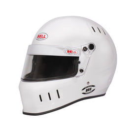 BELL HELMETS 1436A32 Bell Helmets BR8 Medium White Snell SA2025 Racing Helmet with Head and Neck Support