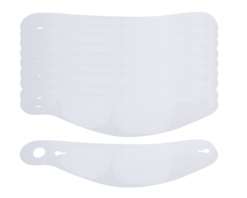 BELL HELMETS 2030014 Bell Helmets 2030014 Thick 5mm Clear Tear Offs – Set of 10 for Motorcycle Shields