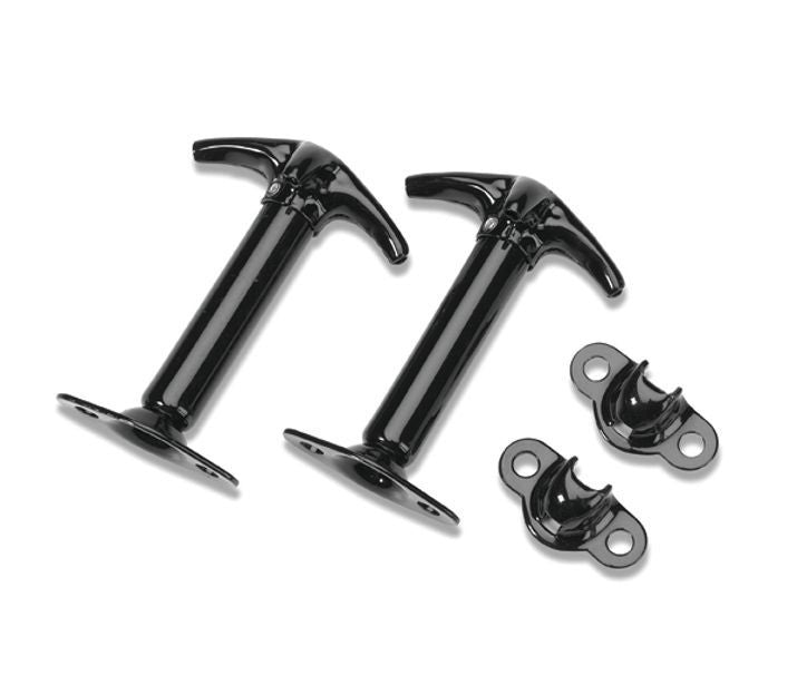 BESTOP 51294-01 Hood Latch Kit 42-95 Jeep Boxed Black