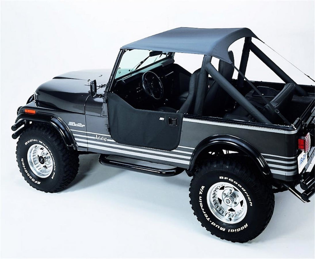 BESTOP 52508-09 76-86 Jeep CJ7 Charcoal Traditional Bikini