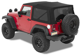 BESTOP 54822-17 Supertop NX Black Twill 07-16 Wrangler JK 2 Door