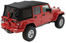 BESTOP 54823-17 Supertop NX Black Twill 07-16 Wrangler JK 4 Door